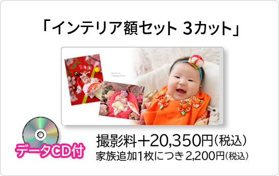 インテリア額セット3カット